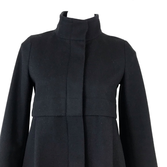 ❤️ Theory Loris W Manning Wool Coat Jacket Black S - Picture 11 of 16